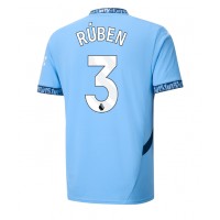 Manchester City Ruben Dias #3 Domáci futbalový dres 2024-25 Krátky Rukáv